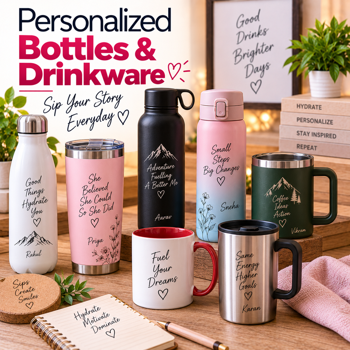 Personalized Bottles & Drinkware (CWG)