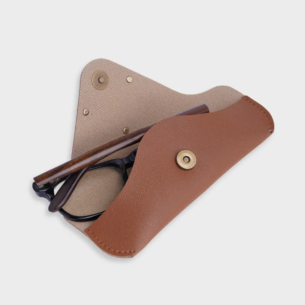 order vegan leather glasses case for mom