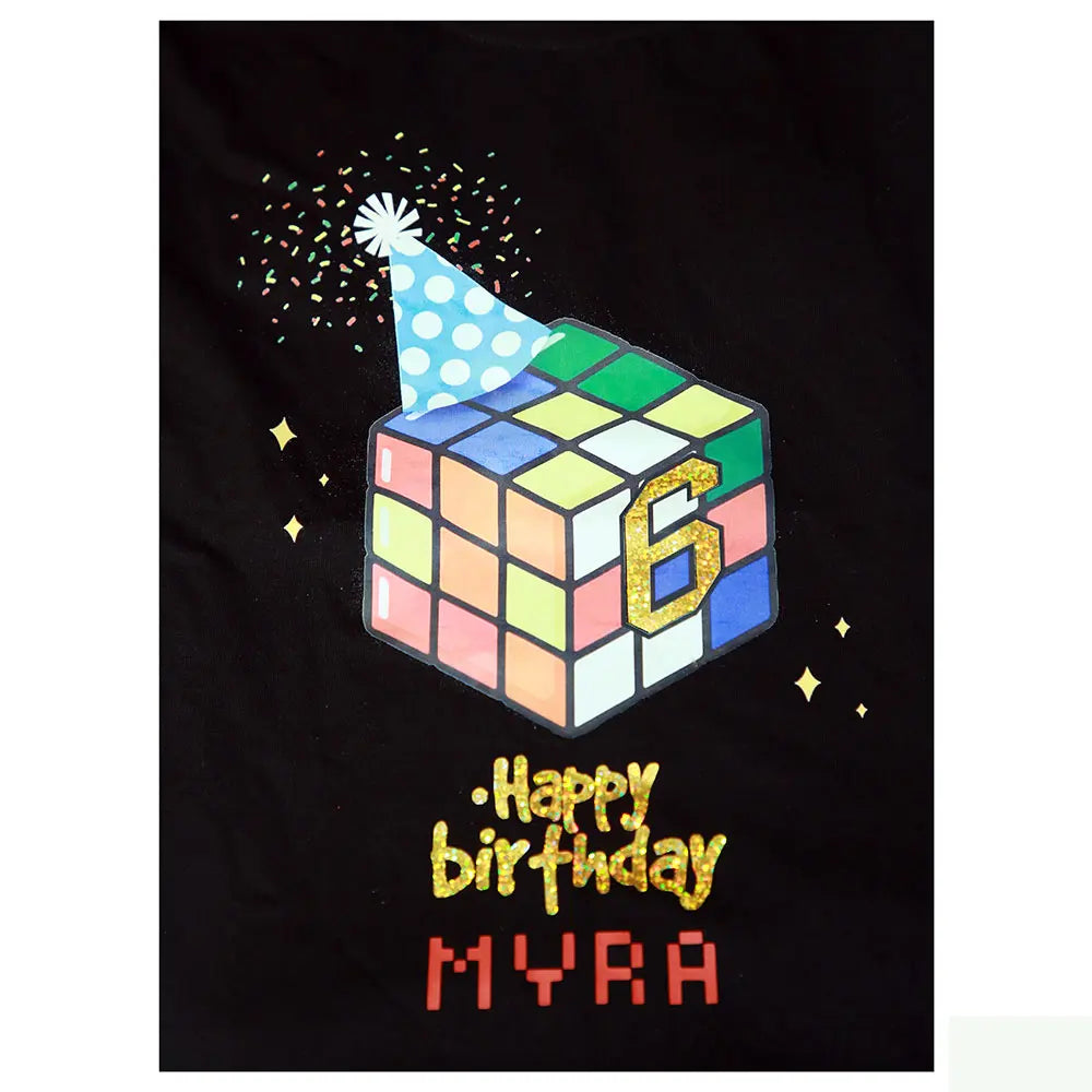 Personalized Rubik's Cube T-shirt
