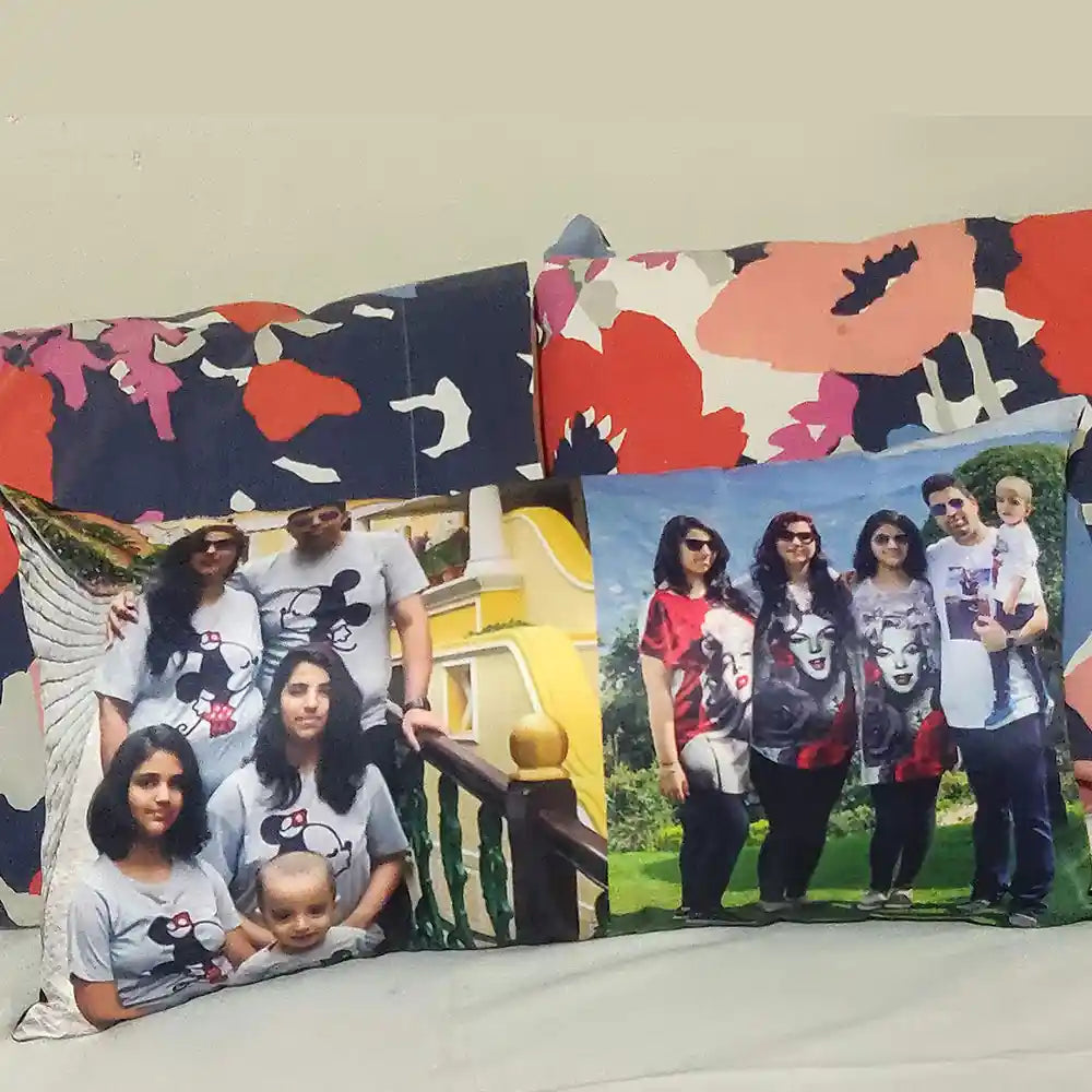Personalized Rectangle Cushion with Photos