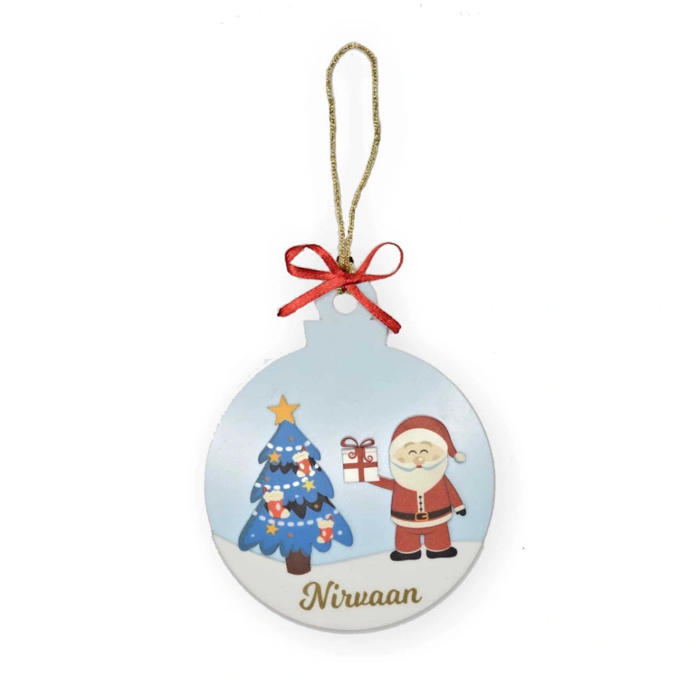 Buy custom name acrylic holiday ornament decoration