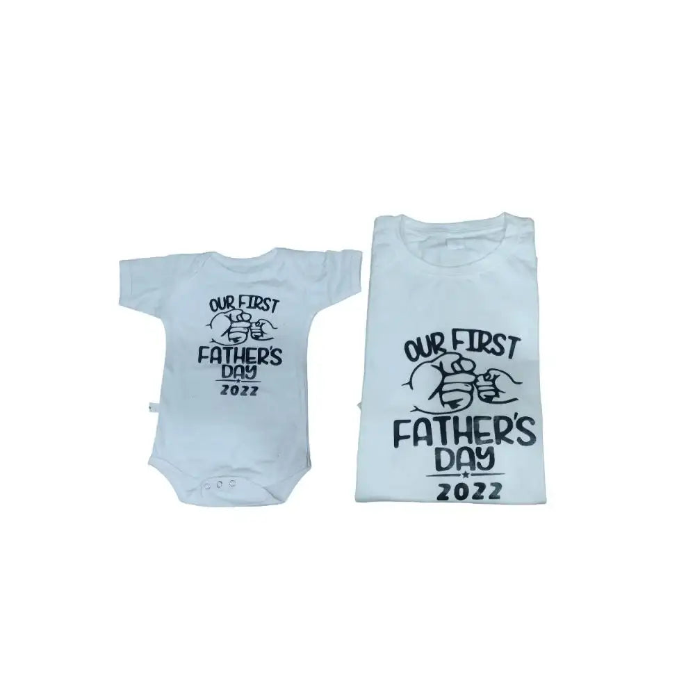 Shop Fathers Day T Shirt And Romper Set