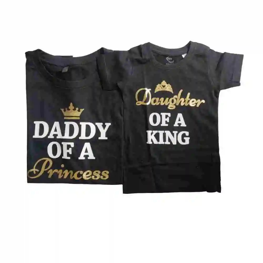Buy Daddy of a Princess and Daughter of a King T-shirt
