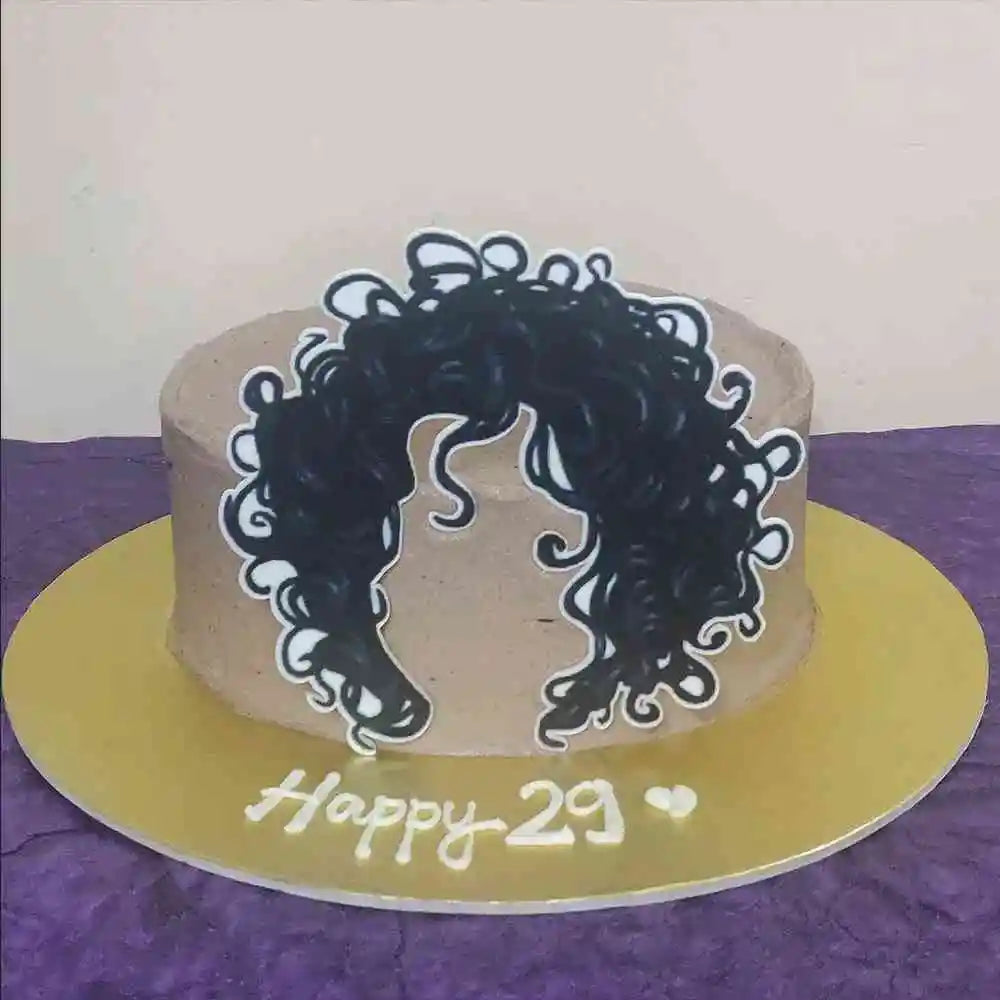 Buy Curly Hair Birthday Cake Online Bangalore