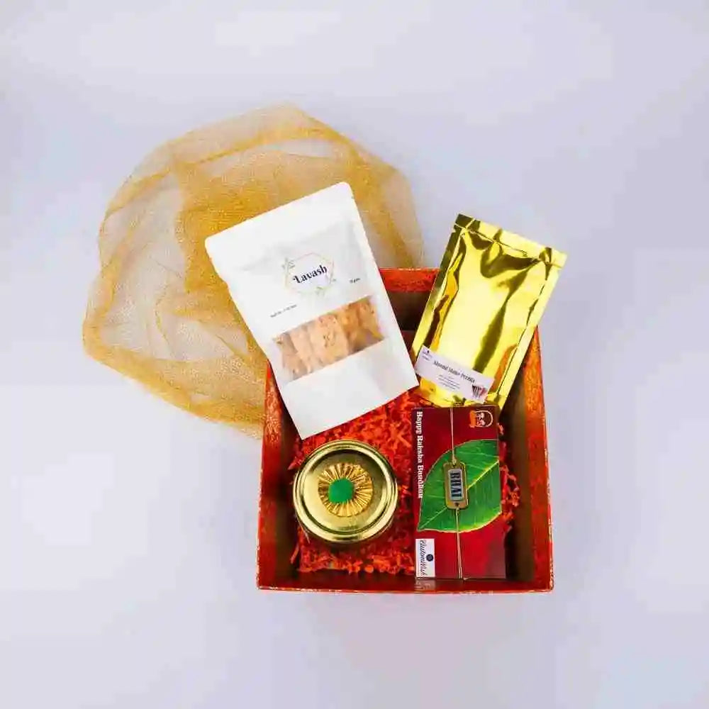 Buy Rakhi Hamper Online for Brother with Bhai Rakhi