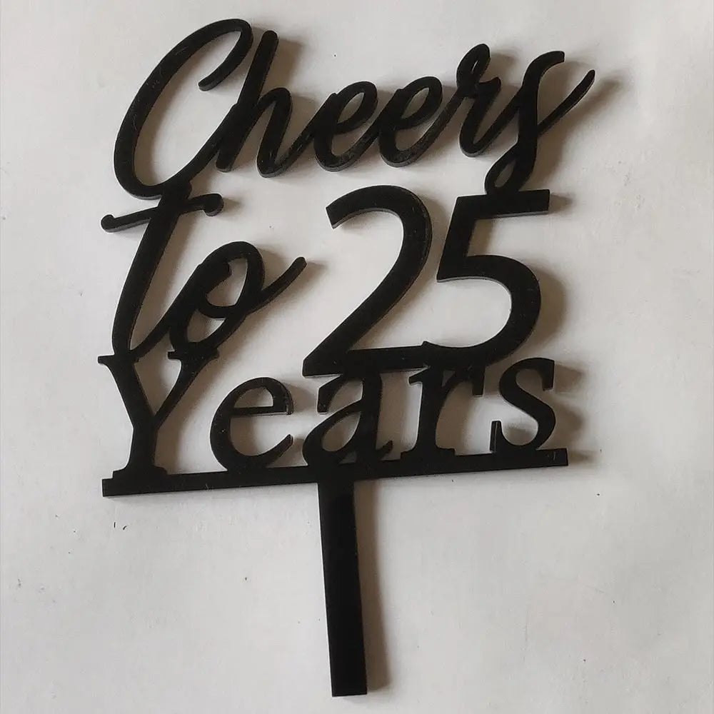 Order Personalized Cheers Cake Topper with Year