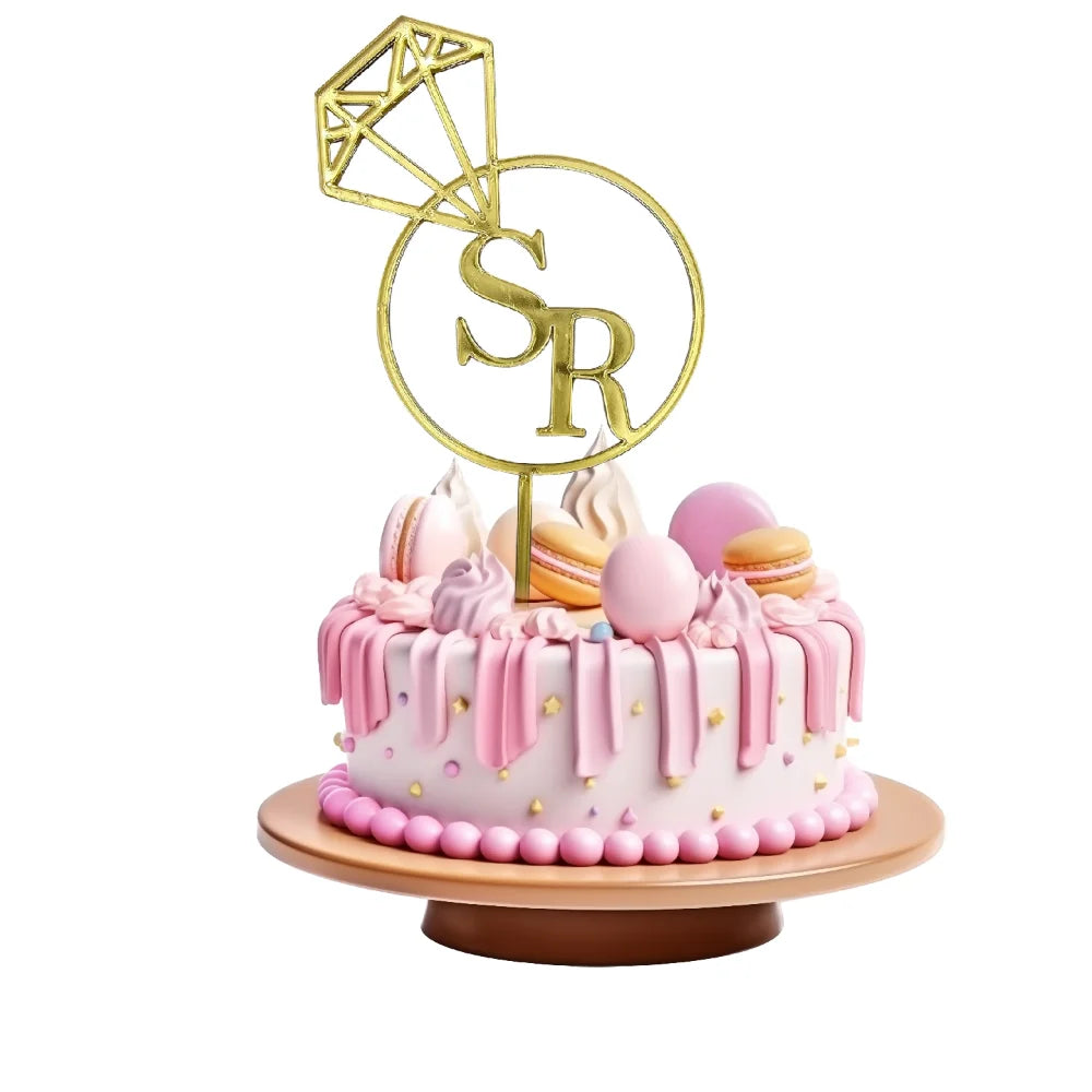 Ring cake topper