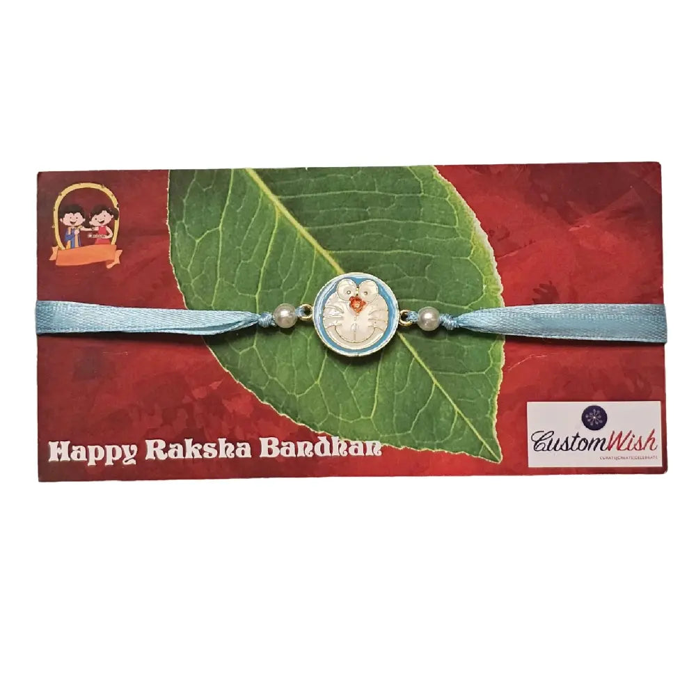 Buy Doraemon Metal Rakhi for Bro Cartoon Gift Online