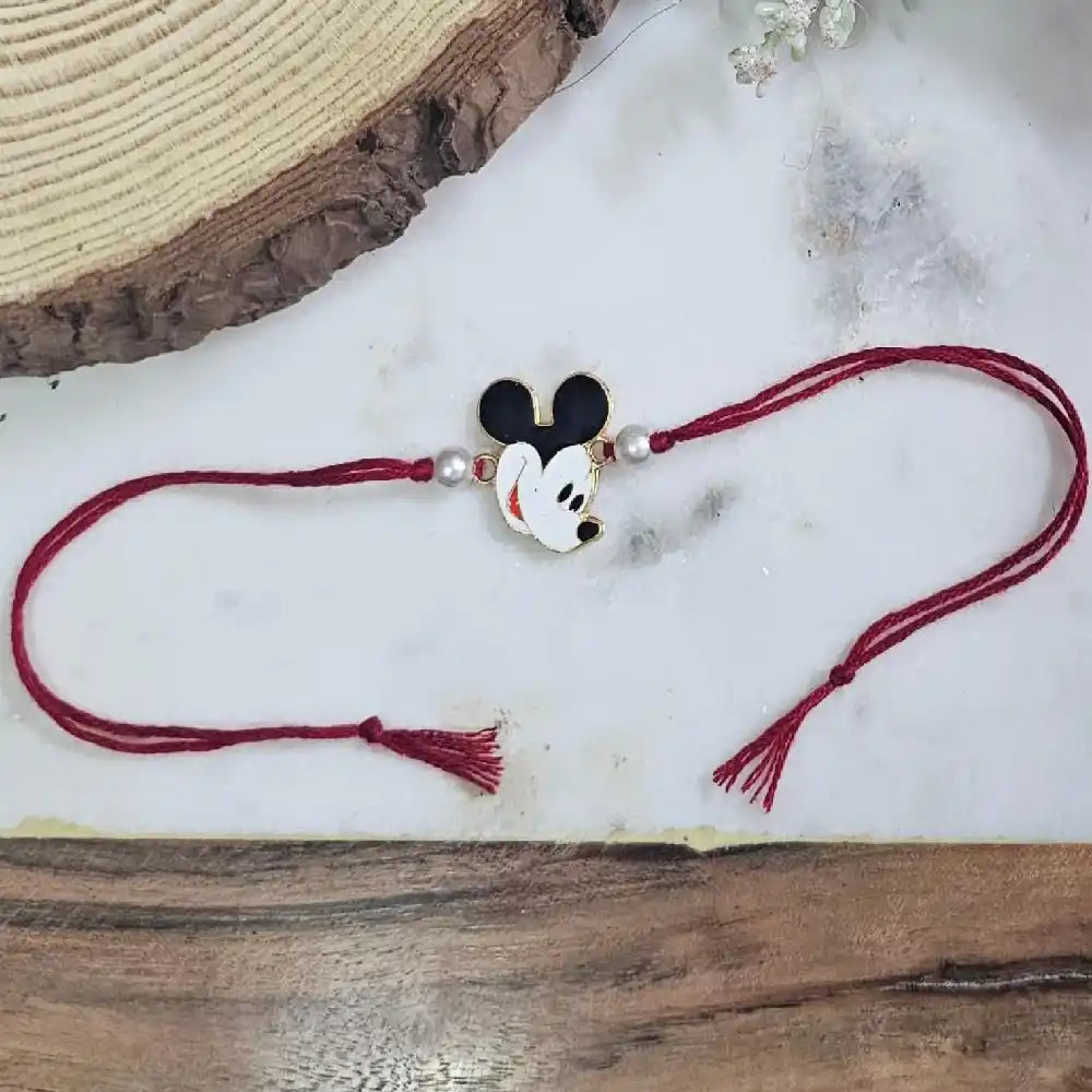 Buy Cartoon Mickey Mouse Rakhi for Little Brother