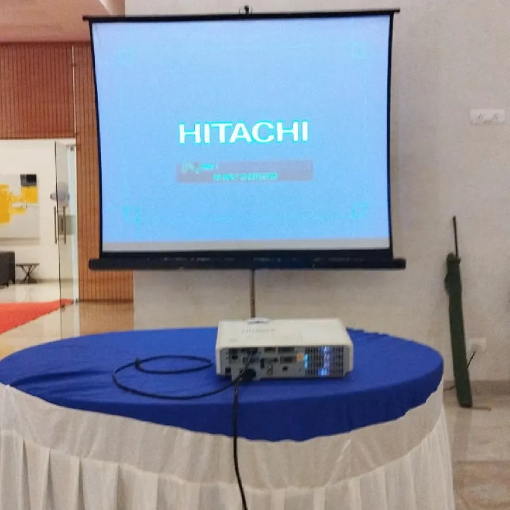 Rent projector and screen for corporate meetings