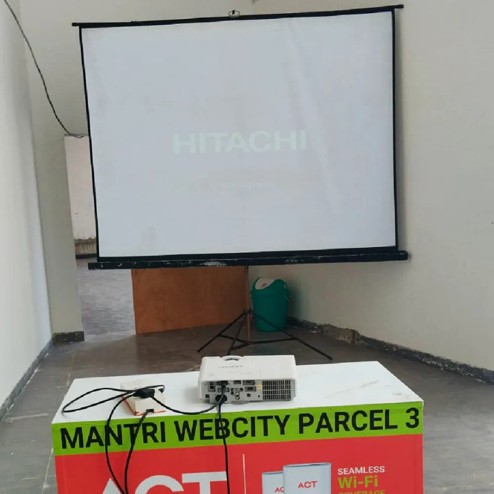 Book projector on hire for movie screening events