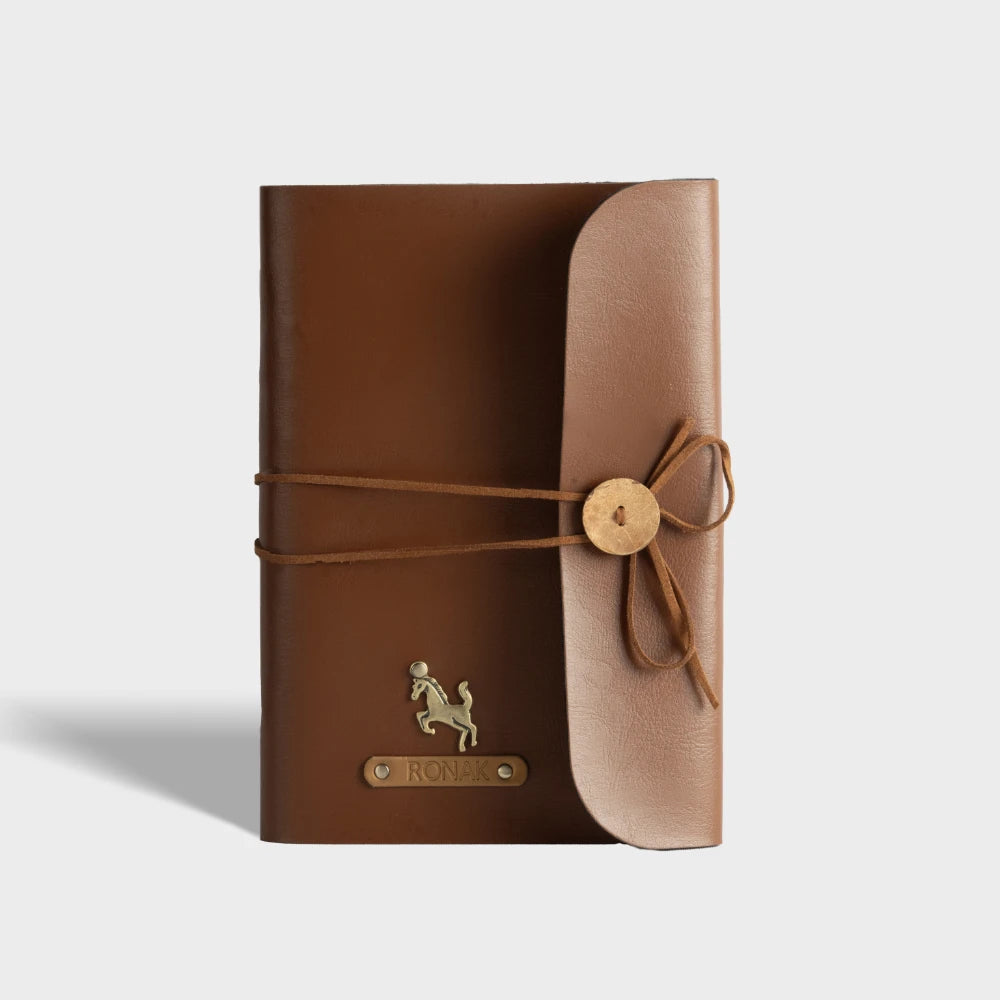Personalized A5 Diary Vegan leather