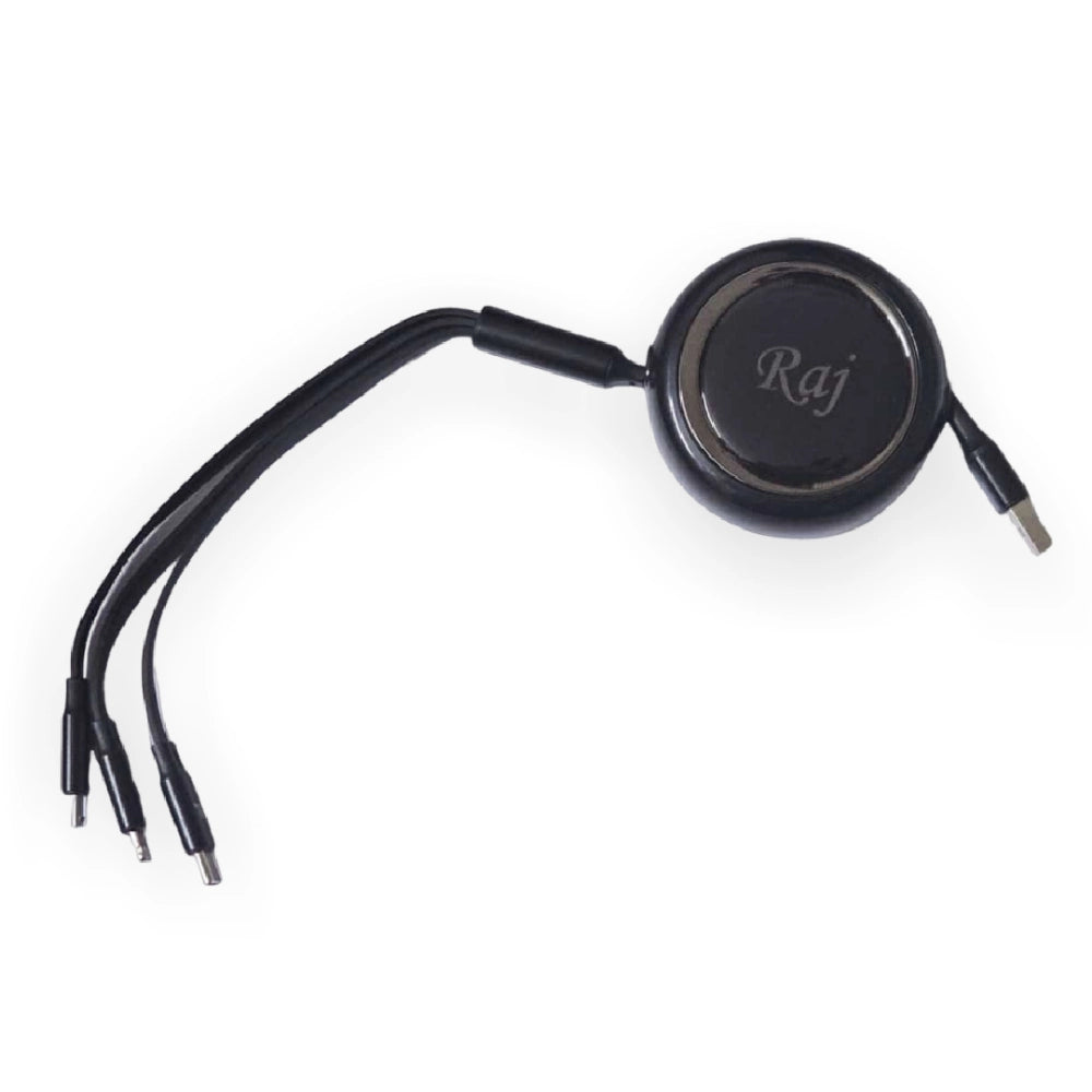 3 in 1 Yoyo Bold Retractable Charging Cable