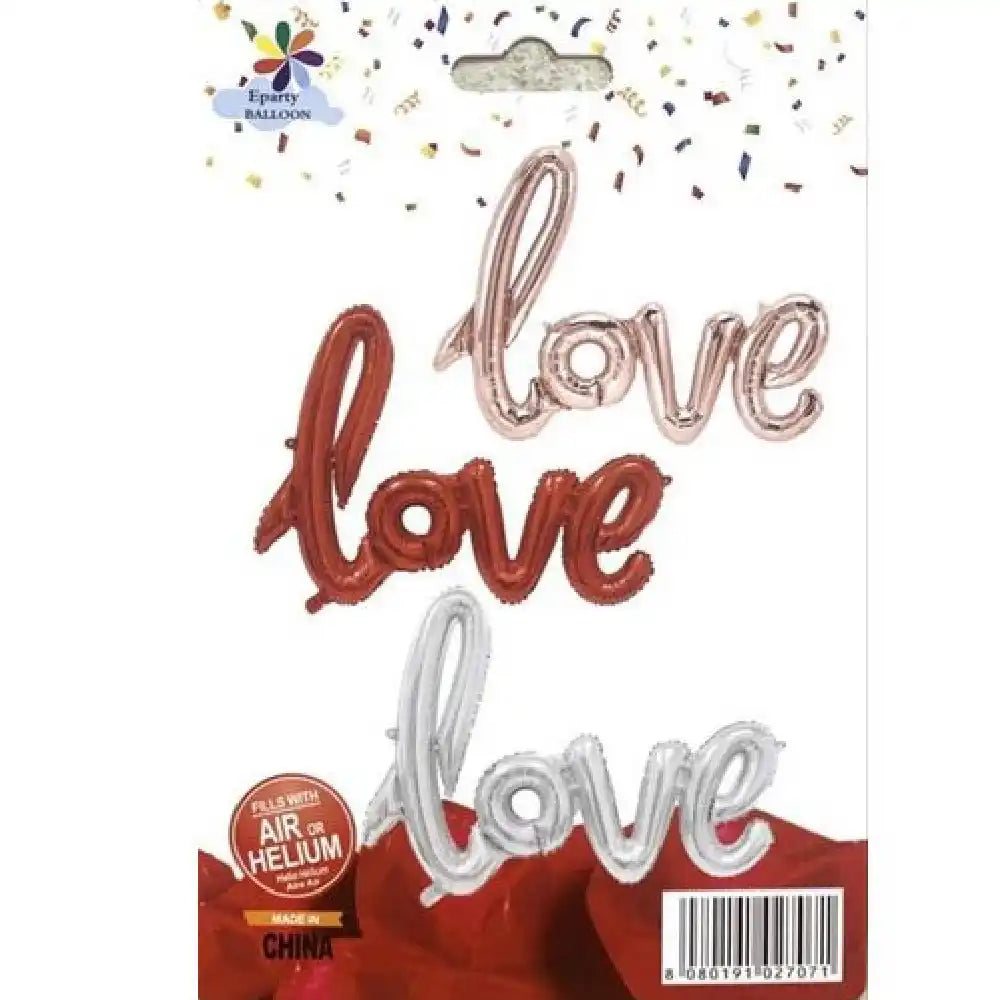 Buy Heart-Shaped Love Foil Balloon Air or Helium Online