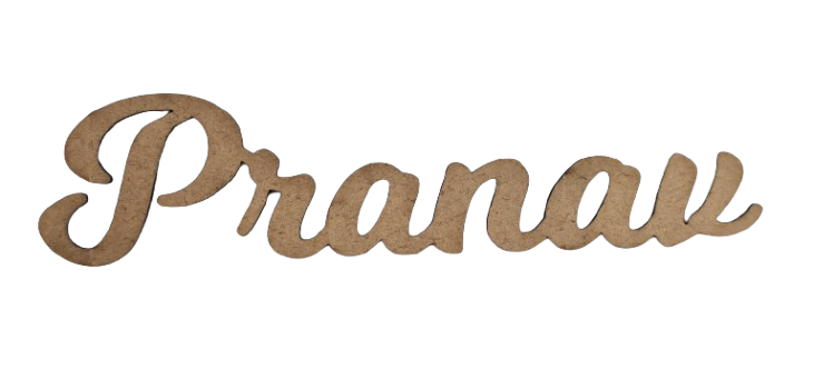 Personalized MDF Name Cutouts
