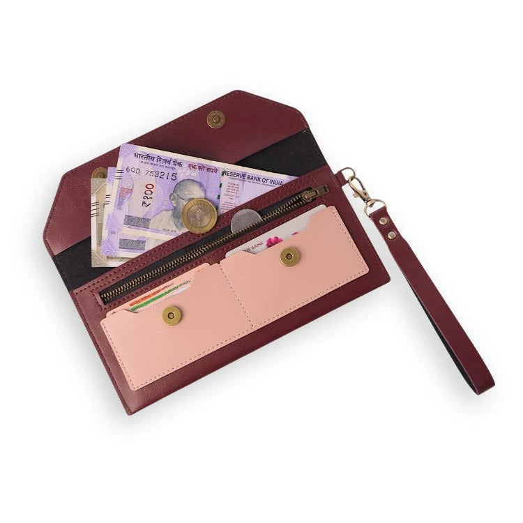 Buy Personalized Dual Tone Vegan Women's Wallet Gift