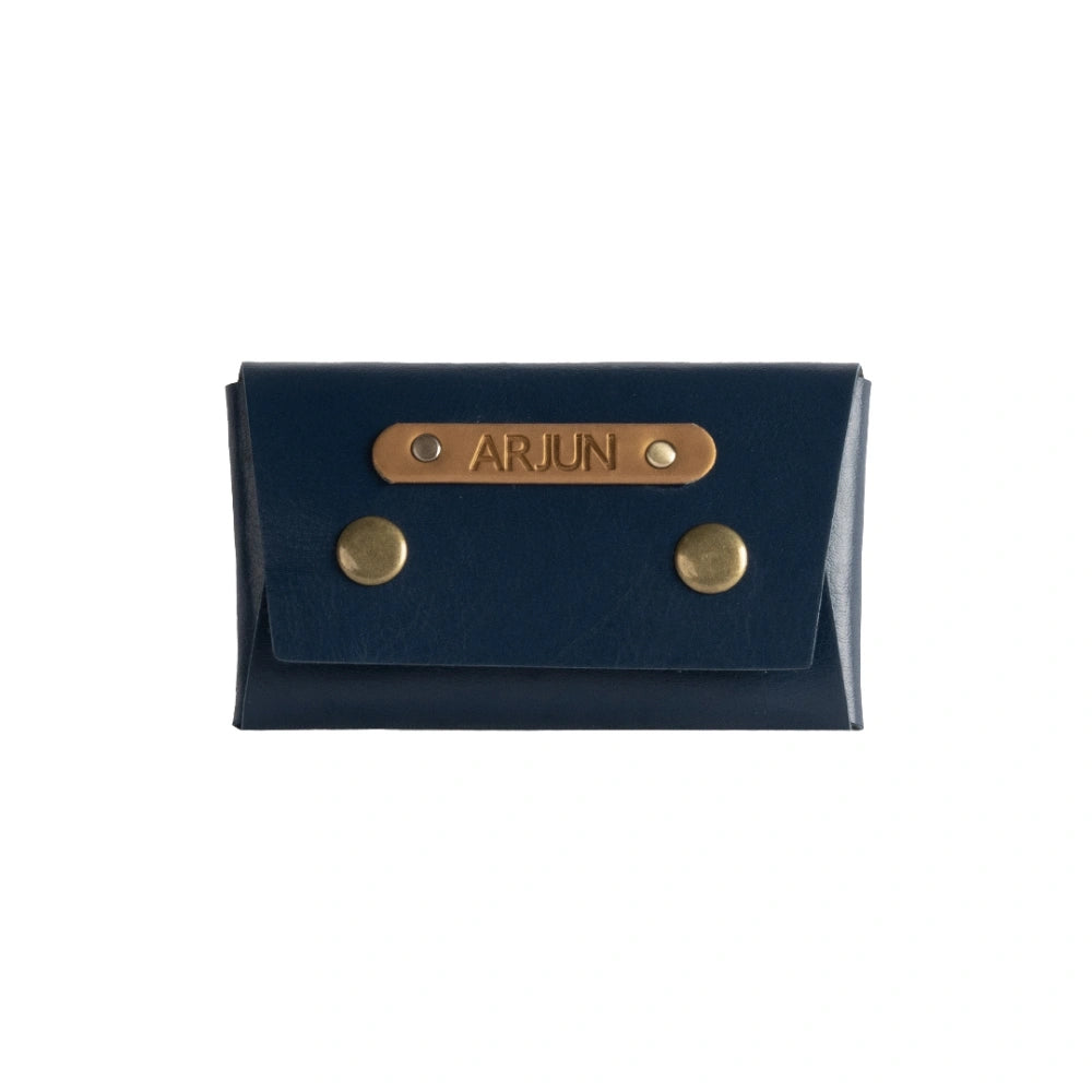 Personalized Vegan Leather Visiting Card Holder