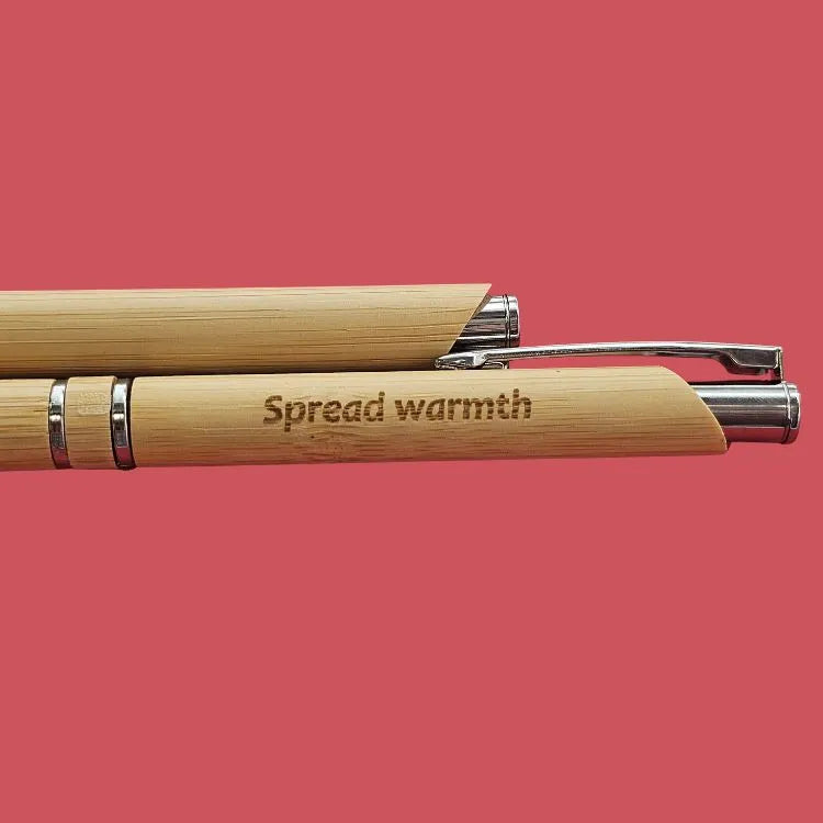 Personalized Bamboo Pen Natural Wood