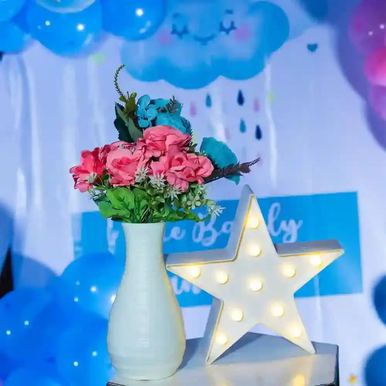 Adventure Baby Shower Decoration Star Backdrop