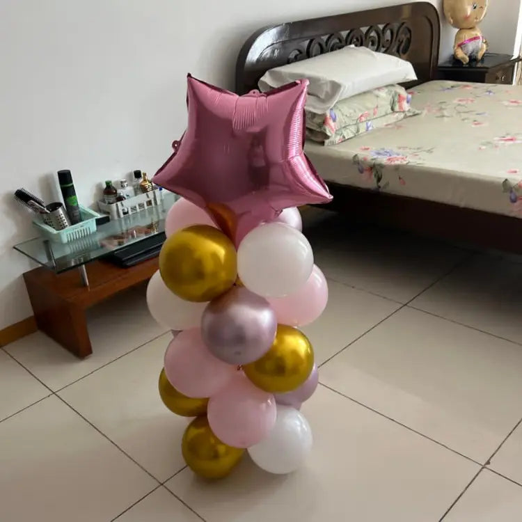  Baby Homecoming Decoration Balloon Pillars