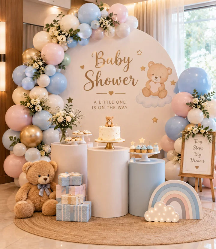 Order Floral Baby Shower Backdrop 