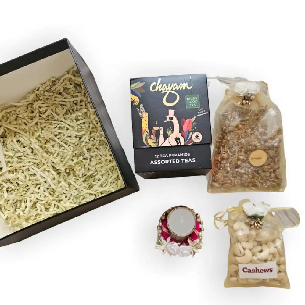 Buy Diwali Joyful Hamper featuring granola for festive gifting