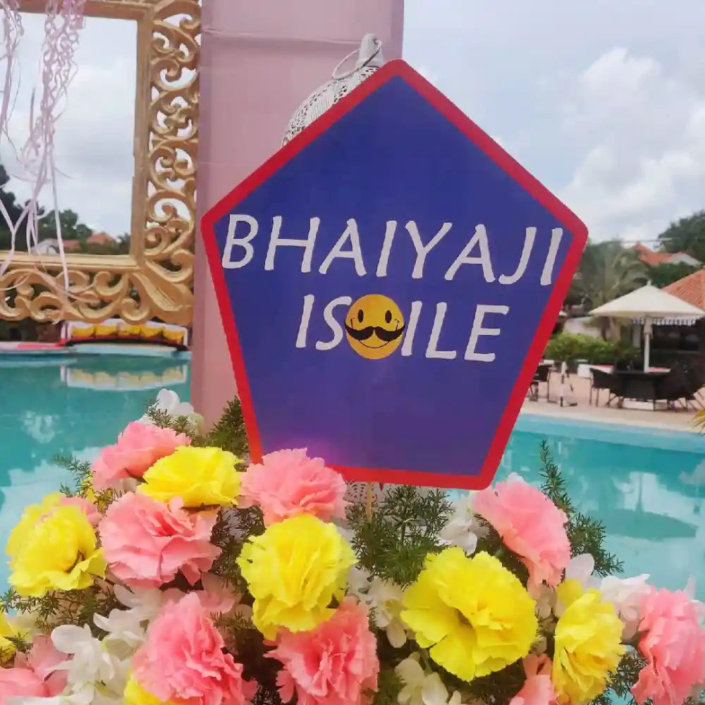 Book Elegant Floral Wedding Decor with flower-covered entrance, floral canopy and wedding seating setup