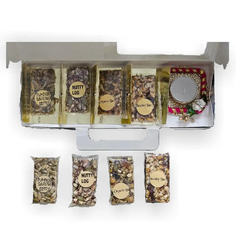 Buy Healthy Bar Diwali Hamper for corporate snack gifting