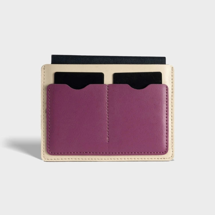 Order ivory passport holder with dual card slots