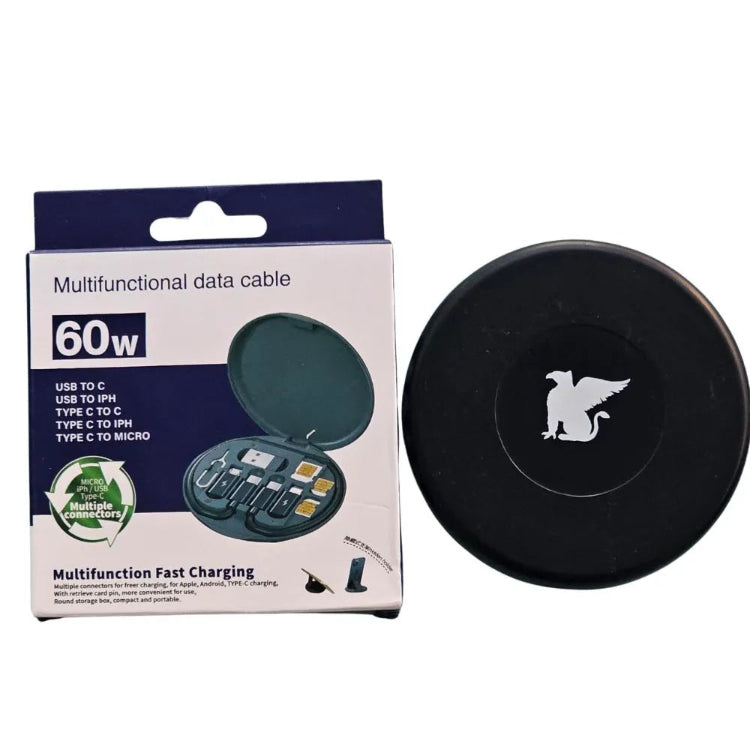 Buy multifunctional data cable corporate gift with 60W fast charging and multiple connectors