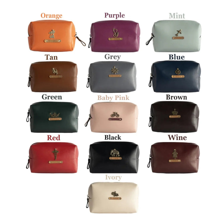 Buy Personalised Mr and Mrs Travel Pouch in multiple colours for couples