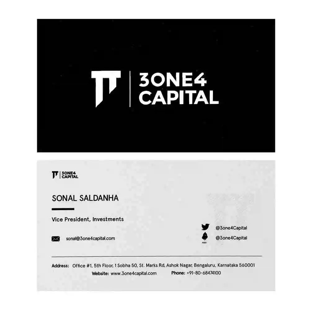 Order personalized foil visiting cards for professional business branding