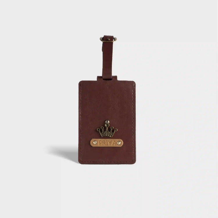 Order Wine Personalized Luggage Tag with Charm