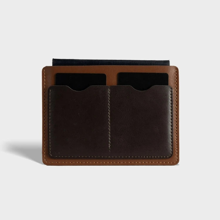 Shop tan vegan leather passport holder with card slots