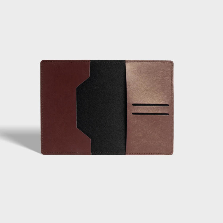 Order wine personalized passport cover with inner card slots