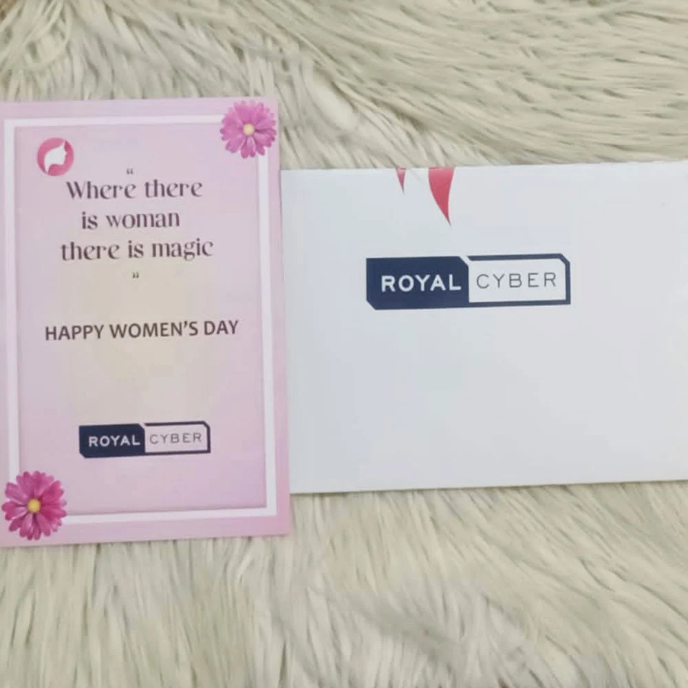 Personalized Women's Day Card