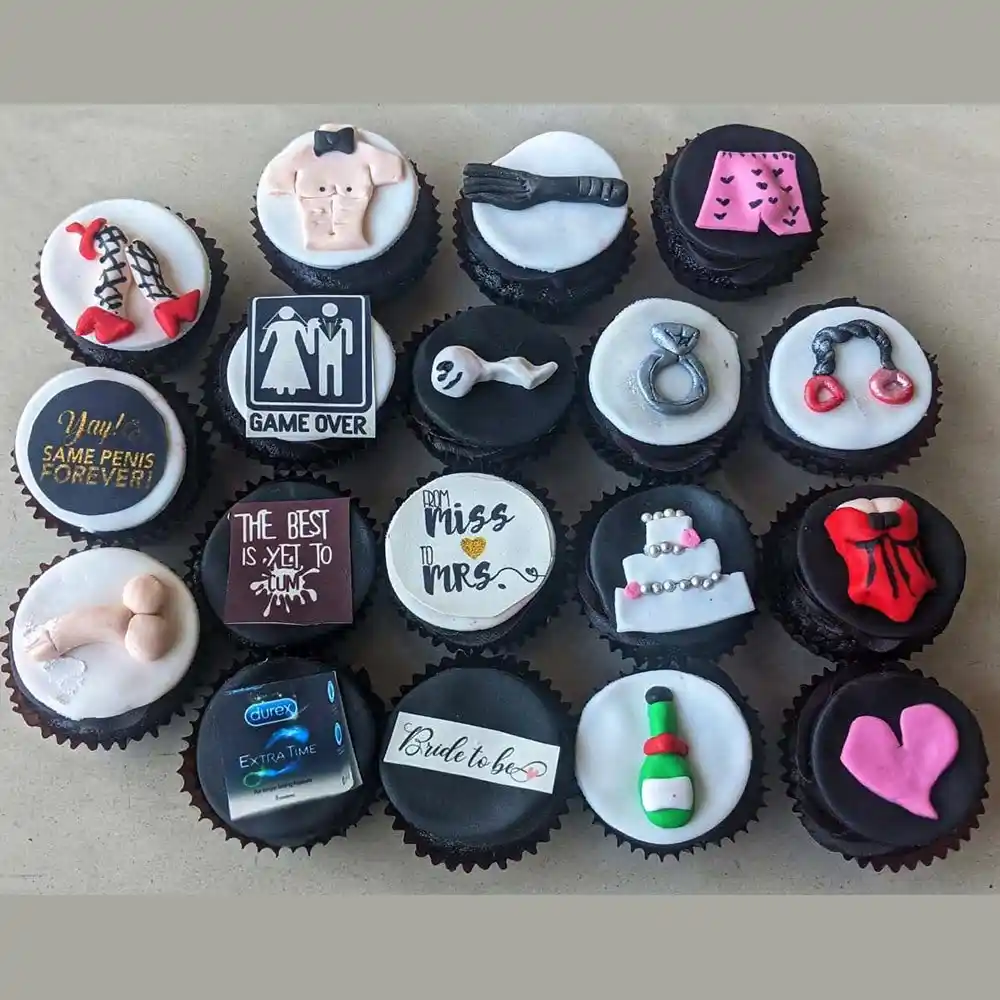 Bachelorette Cupcakes-Themed Cupcakes
