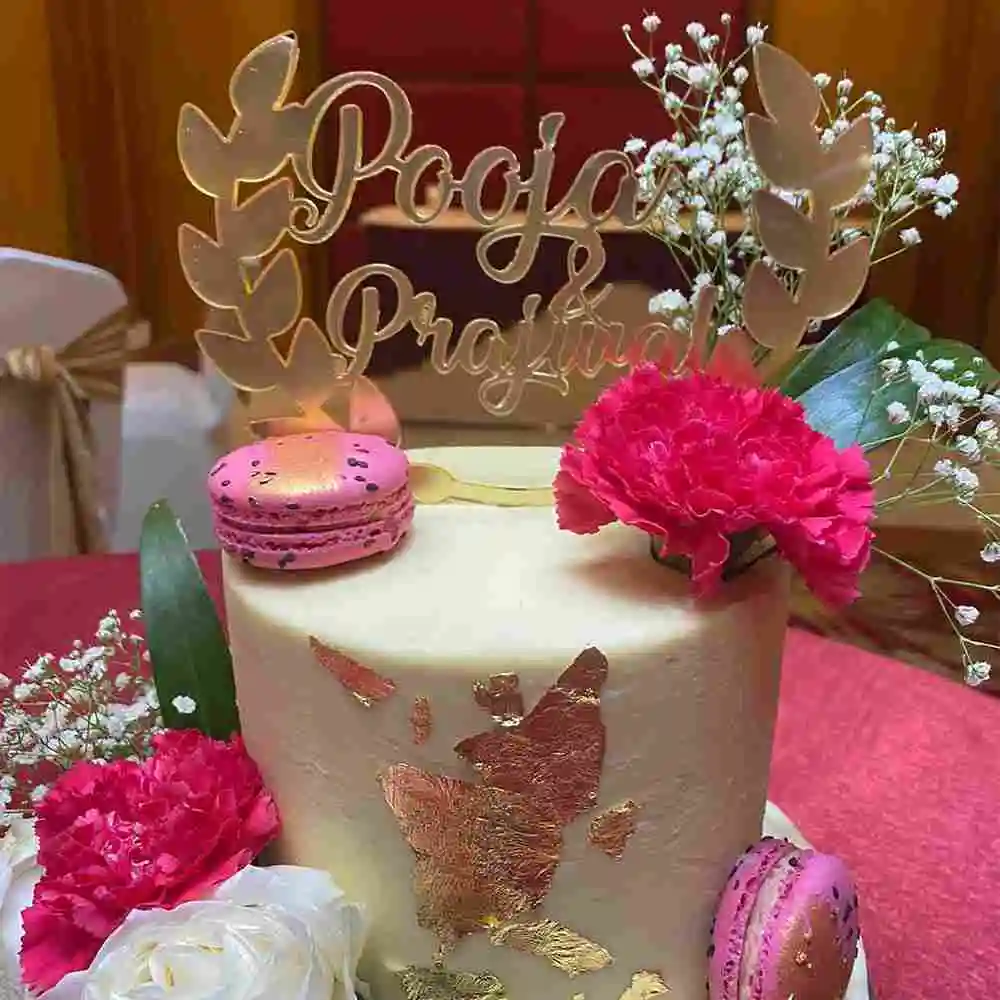 Engagement/Wedding Floral Cake