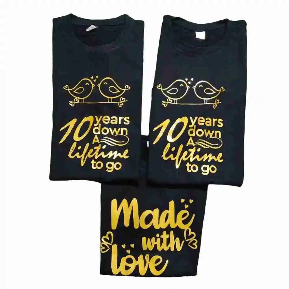 Anniversary T-Shirts Made with Love