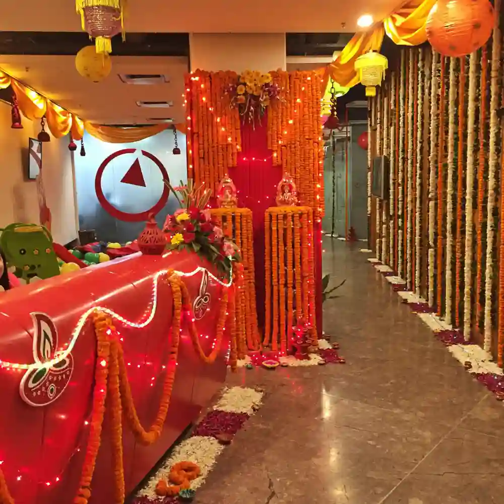 Why Choose CustomWish Event Planner for Your Diwali Office Decor