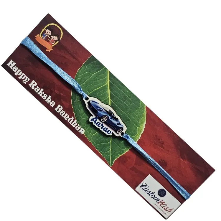 Order Rakhi MDF Sublimation Ferrari | CustomWish