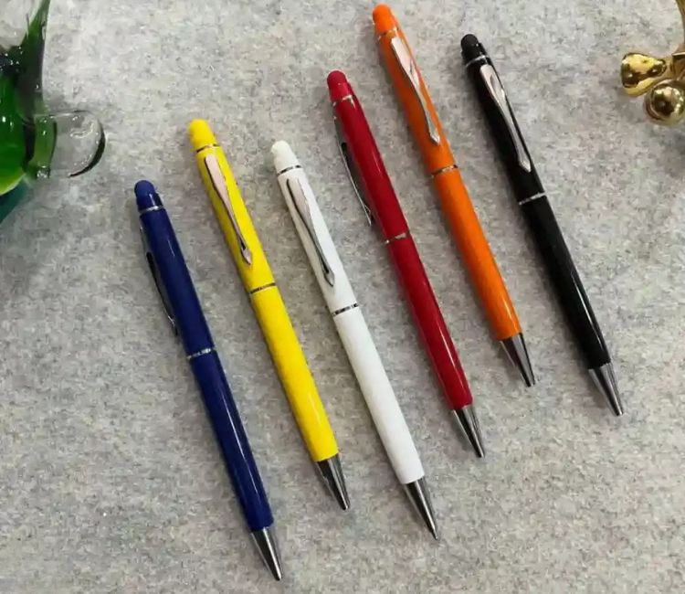 Custom iScape Slim Ball Pen with Stylus Tip Gift