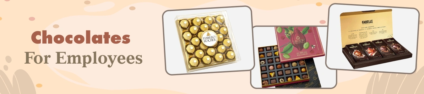 Buy Premium Personalized Chocolate Hampers Gift Boxes for Corporate Clients & Teams Online India