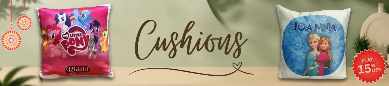 Buy Custom Cushion Raksha Bandhan Gifts for Brother Online