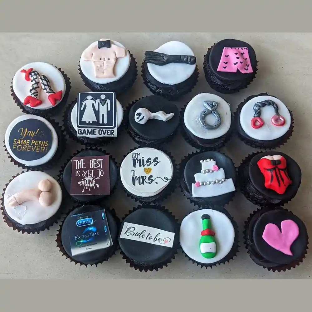 Personalized Bachelorette Cupcakes Bangalore Online