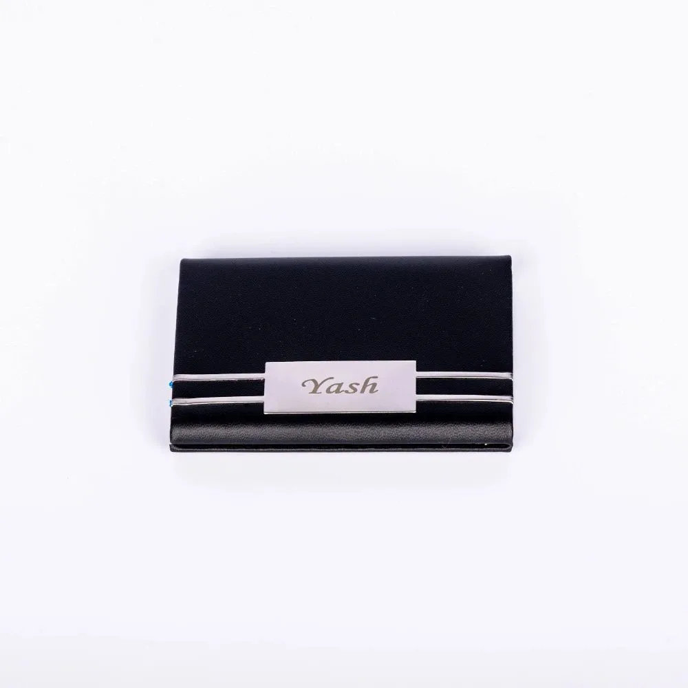 Personalized Visiting Card Holder with name