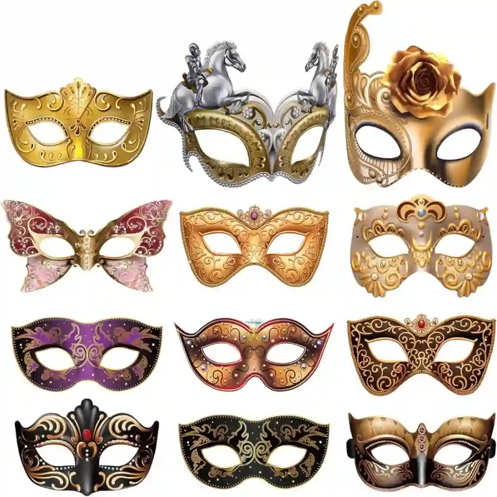 Custom party masks for celebrations