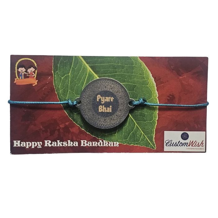 Designer Acrylic Rakhi for Brother and Bhabhi, Raksha Bandhan Gift