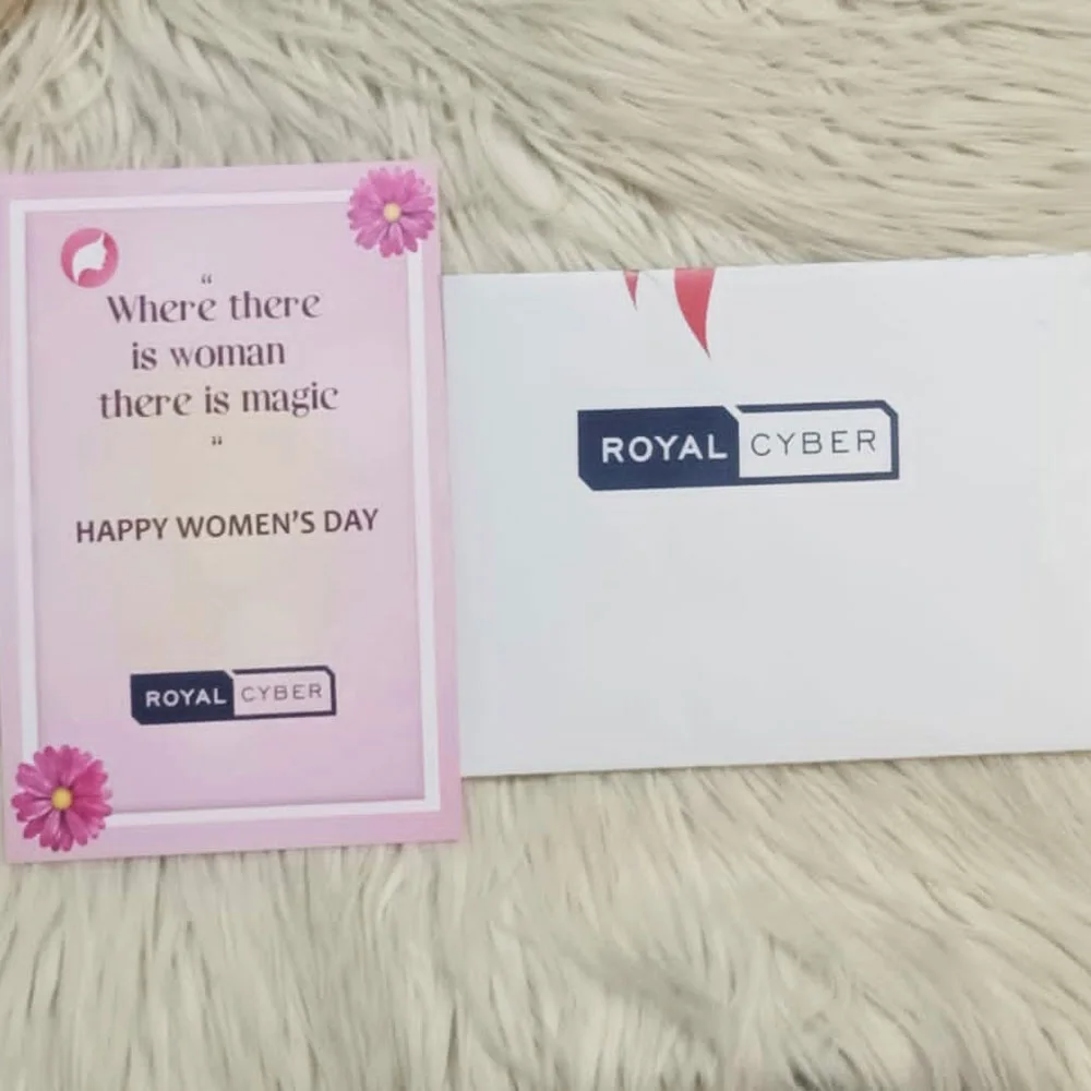 Personalized Women's Day Card