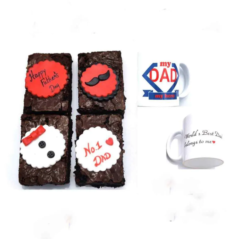 Fathers Day-Brownies and Mug Combo